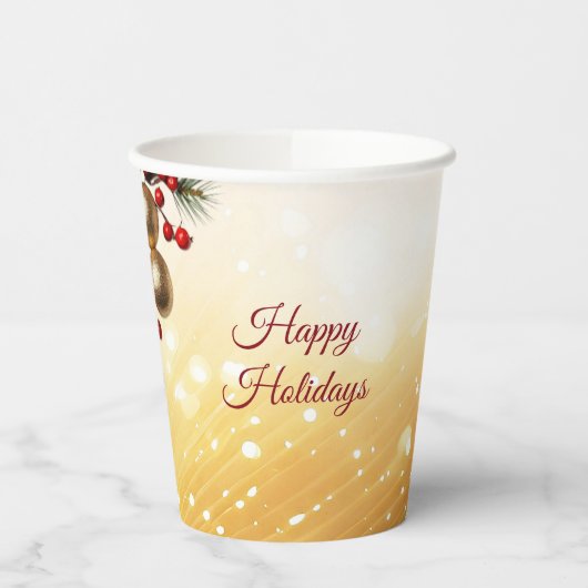 Gobelets En Papier Coupes en papier chocolat (Gauche)