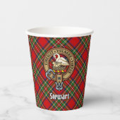 Gobelets En Papier Coupes en papier Clan Stewart Crest (Recto)