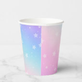 Gobelets En Papier Coupes en papier d'anniversaire Rainbow Princess (Droite)