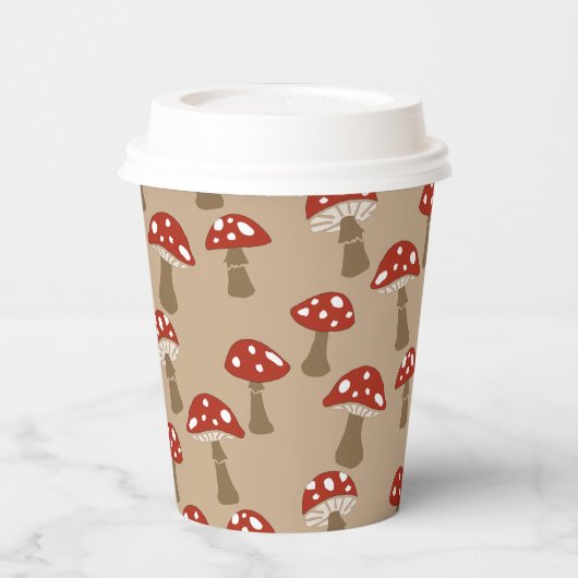 Gobelets En Papier Coupes en papier de champignons (Gauche)