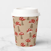 Gobelets En Papier Coupes en papier de champignons (Verso)