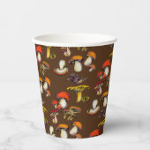 Gobelets En Papier Coupes en papier de champignons (Recto)