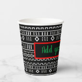 Gobelets En Papier Coupes en papier de conception de Réunion familial (Recto)