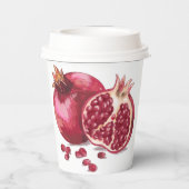 Gobelets En Papier Coupes en papier de la grenade Judaïque (Verso)