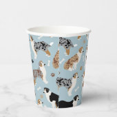 Gobelets En Papier Coupes en papier d'os et de pattes pour bergers au (Droite)