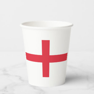 Gobelets En Papier Coupes en papier du drapeau anglais