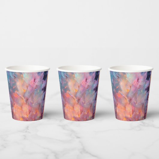 Gobelets En Papier Coupes en papier élégantes Delta (Multi)