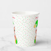 Gobelets En Papier Coupes en papier Elf & Confetti de Noël mignonnes (Gauche)