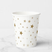 Gobelets En Papier Coupes en papier Gold Stars (Droite)