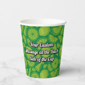 Gobelets En Papier Coupes en papier Margarita Cocktail (Verso)