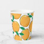 Gobelets En Papier Coupes en papier orange Cutie (Verso)