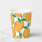 Gobelets En Papier Coupes en papier orange Cutie (Droite)