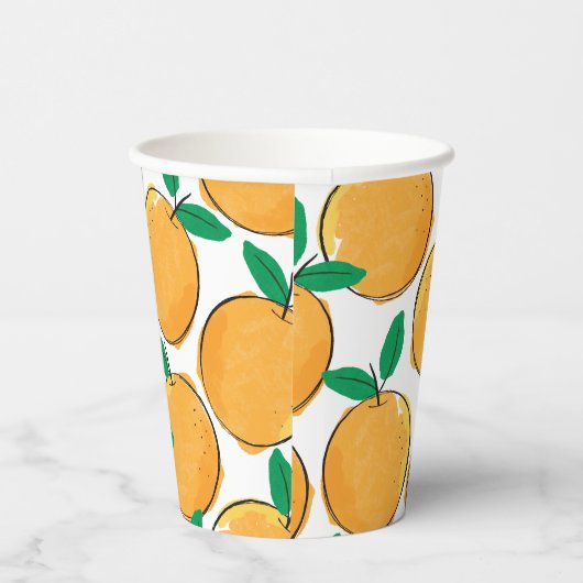 Gobelets En Papier Coupes en papier orange Cutie (Droite)