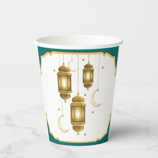 Gobelets En Papier Coupes en papier Ramadan (Recto)