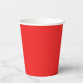 Gobelets En Papier Coupes en papier Red Retro Chevron Bowling (Verso)