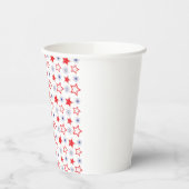 Gobelets En Papier Coupes en papier Red Stars (Gauche)