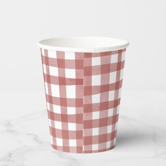 Gobelets En Papier Coupes en papier rouge (Droite)