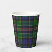 Gobelets En Papier Coupes en papier tartan Allison (Recto)