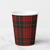 Gobelets En Papier Coupes en papier tartan MacQueen (Gauche)