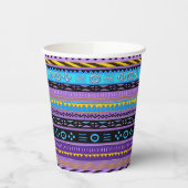 Gobelets En Papier Coupes en papier Tropical Tribal Design (Gauche)