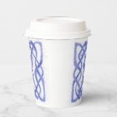 Gobelets En Papier Coupes en papier VIOLET CELTIC KNOT (Gauche)