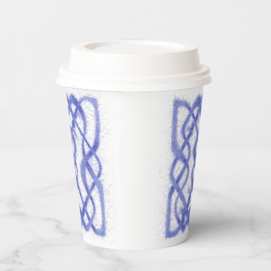 Gobelets En Papier Coupes en papier VIOLET CELTIC KNOT (Gauche)