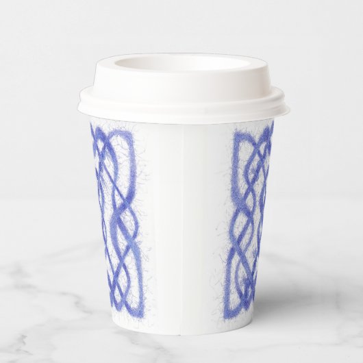 Gobelets En Papier Coupes en papier VIOLET CELTIC KNOT (Droite)
