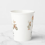 Gobelets En Papier Coupes personnalisées en Baby shower d'oie soyeux (Gauche)