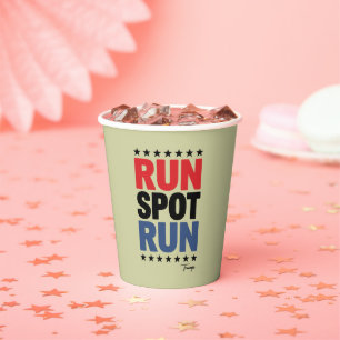 Gobelets En Papier Courir Spot Courir Trump 2024