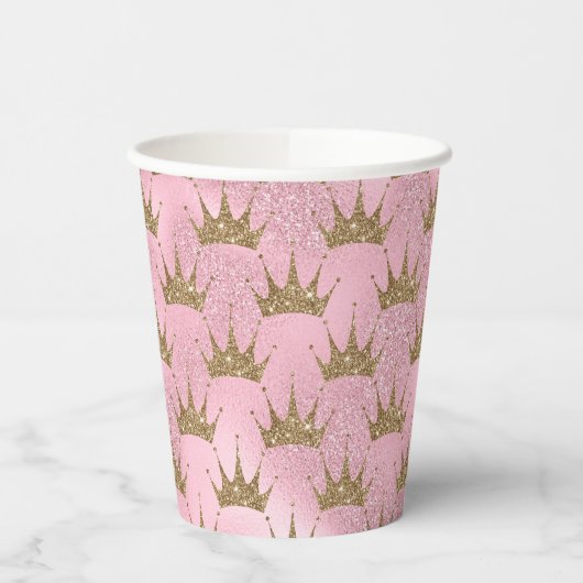 Gobelets En Papier Couronne d'or (Gauche)