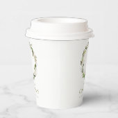 Gobelets En Papier Couronne verte de Noël (Droite)