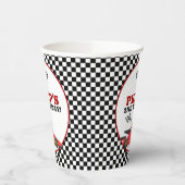 Gobelets En Papier Course voiture course fête d'anniversaire (Gauche)