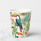 Gobelets En Papier Couvert de Toucan Tropical (Droite)