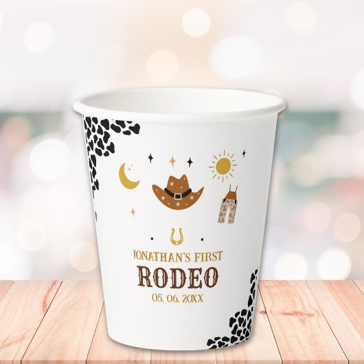 Gobelets En Papier Cowboy Birthday Boy