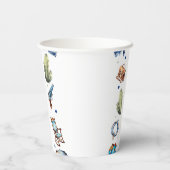 Gobelets En Papier Cowboy Blue Western Wild West Anniversaire (Verso)