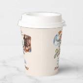 Gobelets En Papier Cowboy Boots First Rodeo Birthday (Droite)