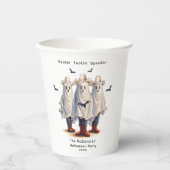 Gobelets En Papier Cowboy Ghosts Funny Western Halloween Party (Recto)