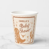 Gobelets En Papier Cowboy Western Boy Baby shower (Recto)