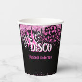 Gobelets En Papier Cowgirl Disco Enterrement de Vie de Célibataire De (Recto)