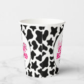 Gobelets En Papier Cowgirl Disco Rose Premier Rodéo (Droite)