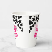 Gobelets En Papier Cowgirl Disco Rose Premier Rodéo (Gauche)