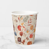 Gobelets En Papier Cozy Autumn Harvest (Verso)