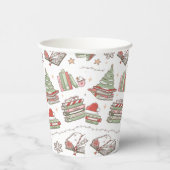 Gobelets En Papier Cozy Christmas Book Lover  (Droite)