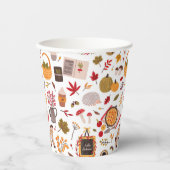 Gobelets En Papier Cozy Fall Icons & Harvest Whimsy (Recto)