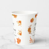 Gobelets En Papier Cozy Fall Thanksgiving Dinner Party (Droite)