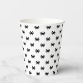 Gobelets En Papier Crabes noirs et blancs modernes motif mignon (Verso)