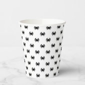 Gobelets En Papier Crabes noirs et blancs modernes motif mignon (Gauche)