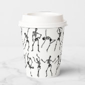 Gobelets En Papier Crânes dansant (Verso)