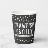 Gobelets En Papier Crawfish Boil Couples de douche (Verso)