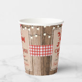 Gobelets En Papier Crawfish Boil Homard Engagement Partie Rustique (Droite)